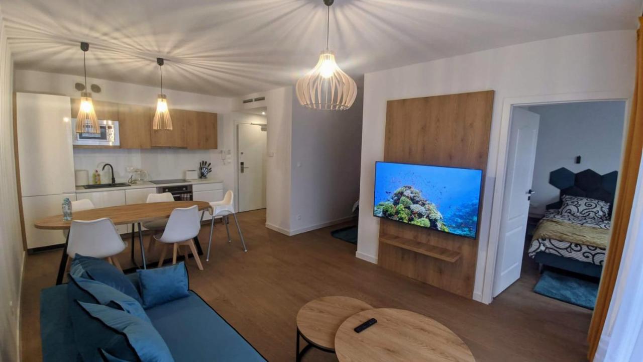 Apartament Blue , Marynarska 8 , Sarbinowo Apartment Ngoại thất bức ảnh
